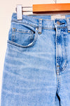 Jeans bleu pâle The Cheaky jambe droite à taille haute * seconde main - Everlane- La Penderie du Paradis