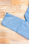 Jeans bleu pâle The Cheaky jambe droite à taille haute * seconde main - Everlane- La Penderie du Paradis
