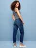 Jeans Wow Boyfriend bleu foncé à taille régulière seconde main - Old Navy- La Penderie du Paradis