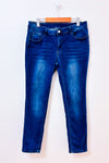 Jeans bleu foncé délavé seconde main - Autres- La Penderie du Paradis