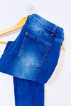 Jeans bleu foncé délavé seconde main - Autres- La Penderie du Paradis