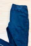 Jeans Myles skinny noir à taille élastique seconde main - BCBGMaxazria- La Penderie du Paradis