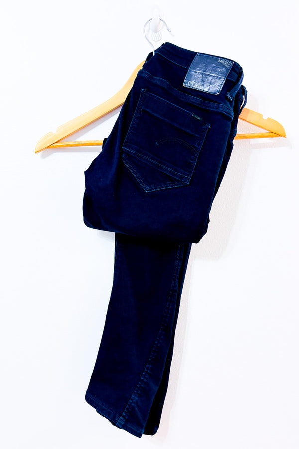 Jeans skinny bleu foncé seconde main - G-Star- La Penderie du Paradis