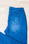 Jeans gris délavé extensible seconde main - Santana Jeans- La Penderie du Paradis