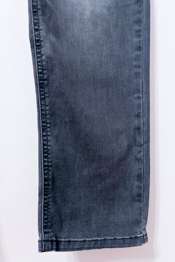 Jeans gris délavé extensible seconde main - Santana Jeans- La Penderie du Paradis