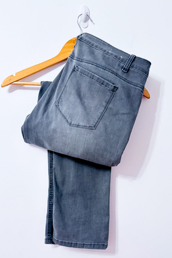 Jeans gris délavé extensible seconde main - Santana Jeans- La Penderie du Paradis
