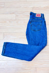 Jeans bleu pâle droit 501 Original à taille haute* seconde main - Levi's- La Penderie du Paradis
