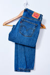 Jeans bleu pâle droit 501 Original à taille haute* seconde main - Levi's- La Penderie du Paradis