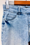 Jegging bleu délavé (xs) seconde main WDG