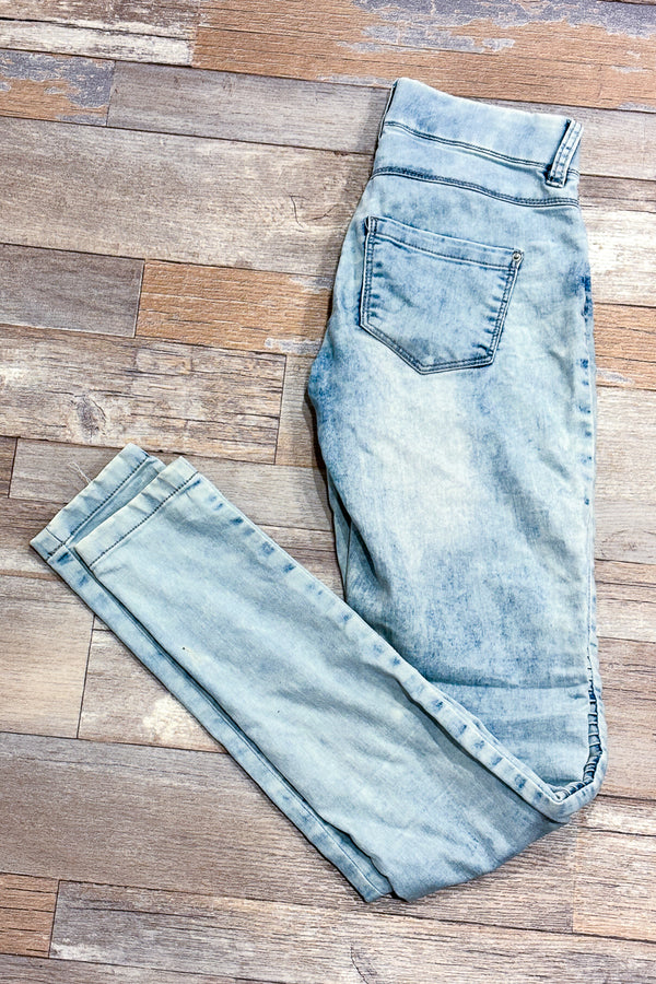 Jegging bleu délavé (xs) seconde main WDG
