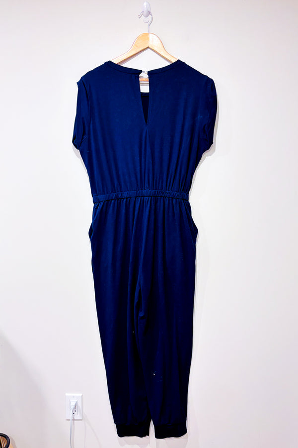 Jumpsuit marine (l)-SHEIN-La Penderie du Paradis 🕊