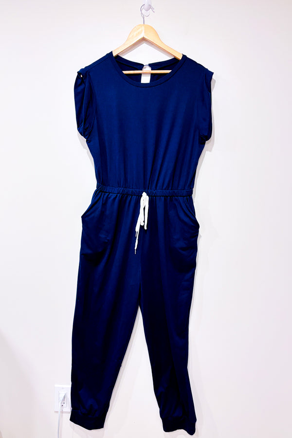 Jumpsuit marine (l)-SHEIN-La Penderie du Paradis 🕊