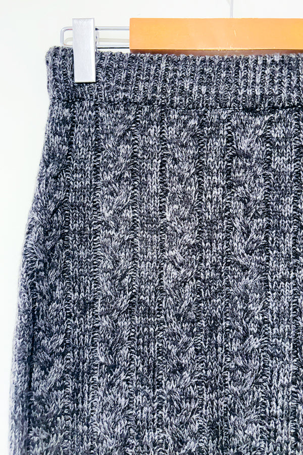 Jupe charcoal en tricot (s)-Simons-La Penderie du Paradis 🕊