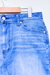 Jupe en jeans bleu pâle (l)-Calvin Klein-La Penderie du Paradis 🕊