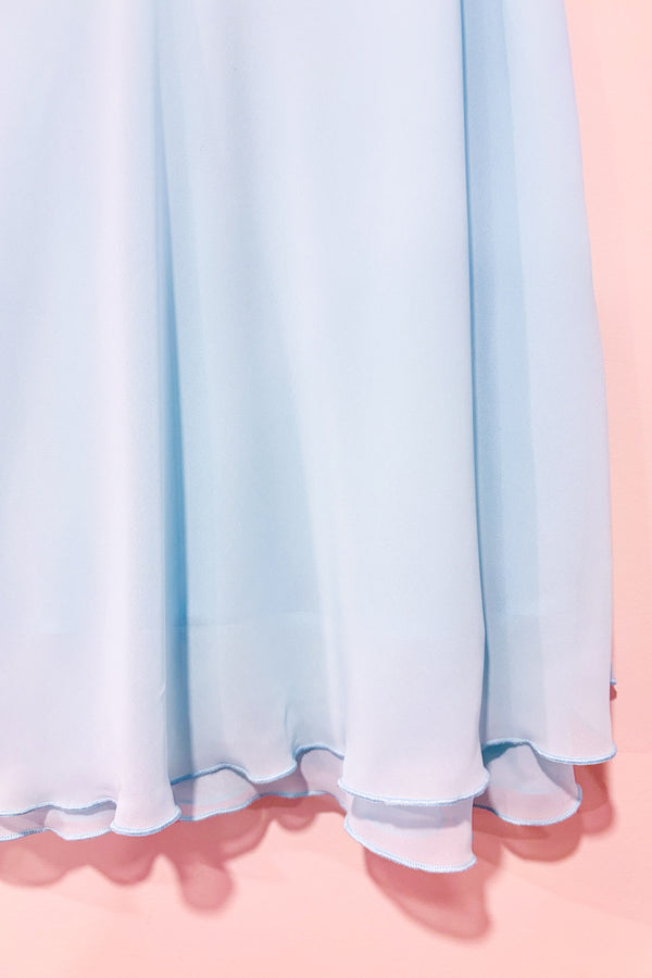 Jupe fluide bleu pâle (s)-Autres-La Penderie du Paradis 🕊