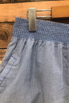 Jupe fluide rayée blanche et bleue taille élastique (l) seconde main Garage