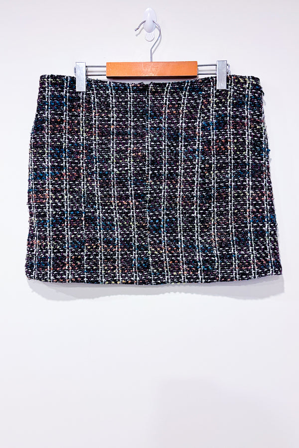 Jupe mauve et bleue en tricot (l)-Colori-La Penderie du Paradis 🕊