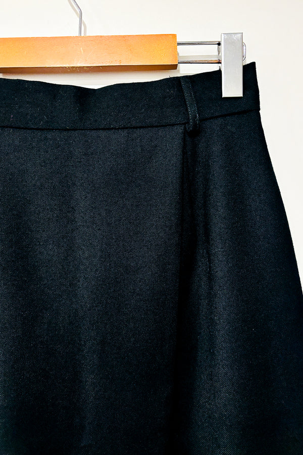 Jupe noire taille haute en laine (l)-Lindor-La Penderie du Paradis 🕊
