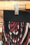 Jupe rouge et noire taille élastique (l) seconde main Le Château