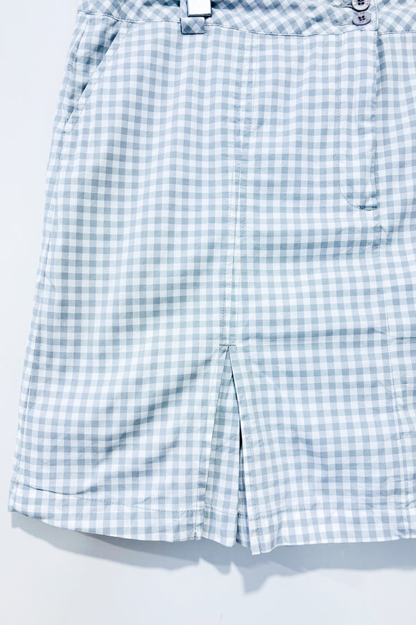 Jupe-short grise à carreaux (l) -- La Penderie du Paradis ?