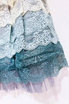 Jupe grise avec froufrou en dentelle (s)-Forever21-La Penderie du Paradis 🕊