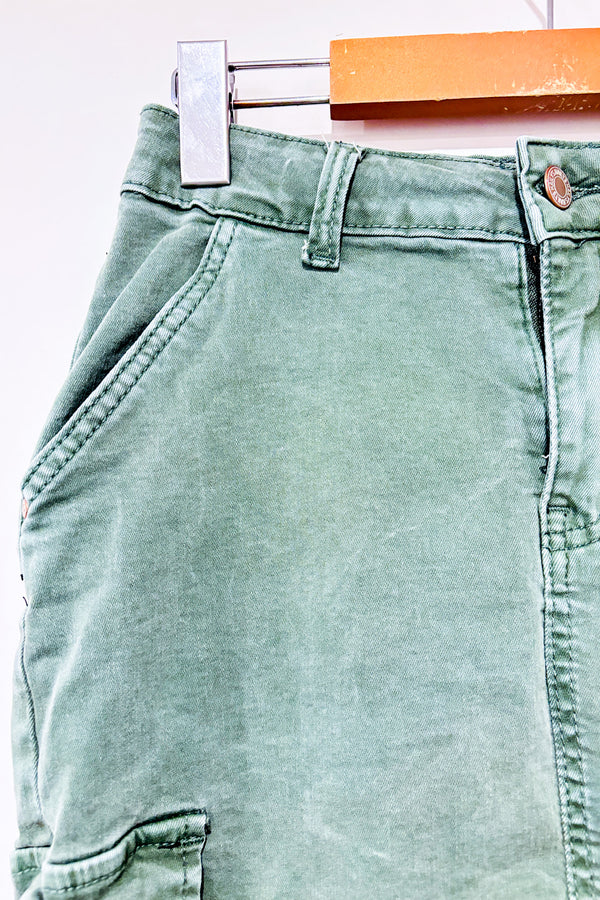 Jupe cargo en jeans kaki (m) - Fille-Hailys-La Penderie du Paradis 🕊