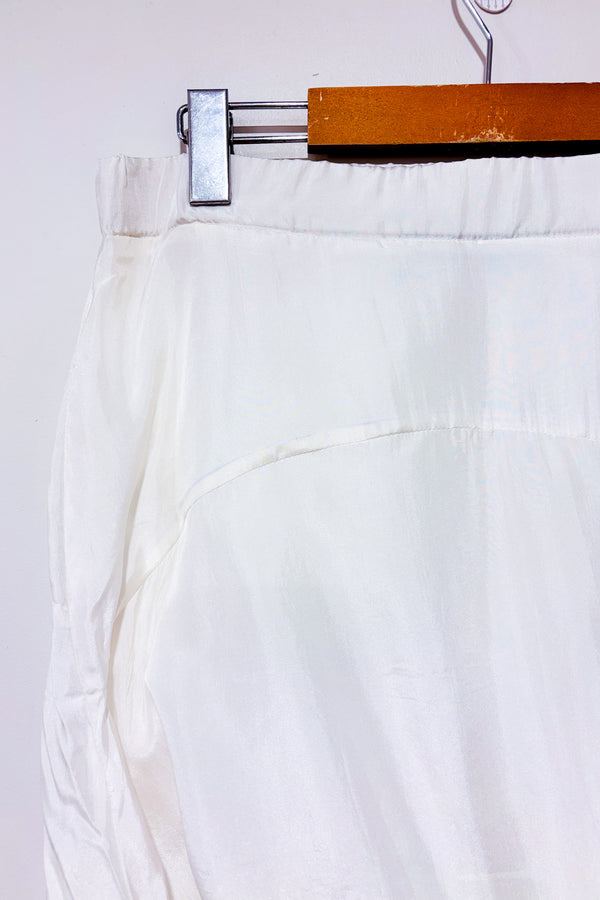 Jupe blanche en soie (m)*-Nuovo Borgo-La Penderie du Paradis 🕊