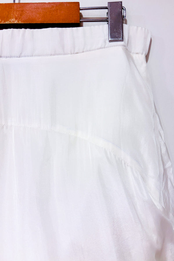 Jupe blanche en soie (m)*-Nuovo Borgo-La Penderie du Paradis 🕊