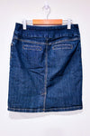 Jupe bleu foncĂ© extensible en jeans (m)*-Contrast-La Penderie du Paradis đ