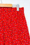 Jupe fluide rouge fleurie (s)-Old Navy-La Penderie du Paradis 🕊