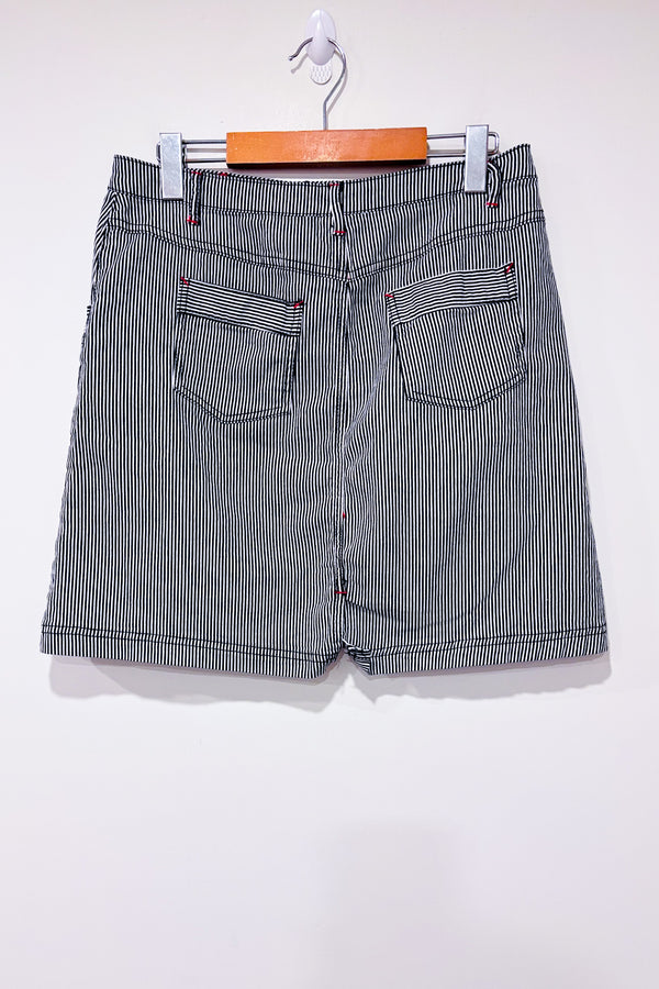 Jupe marine et blanche rayée (m) seconde main - Grenier- La Penderie du Paradis