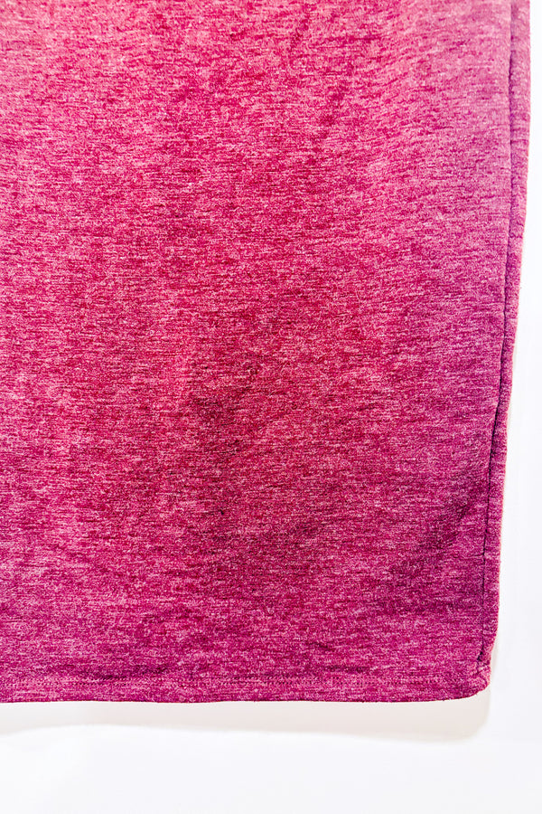 Jupe bourgogne ouatée seconde main - Roots- La Penderie du Paradis