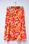 Jupe midi plissée multicolore* seconde main - Véro Collection- La Penderie du Paradis