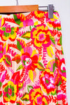 Jupe midi plissée multicolore* seconde main - Véro Collection- La Penderie du Paradis