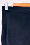 Jupe noire ajustée avec bandes faux cuir* seconde main - Bebe- La Penderie du Paradis