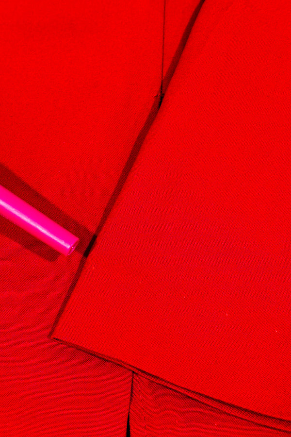 Jupe droite rouge classique seconde main - Tristan- La Penderie du Paradis
