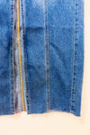 Jupe maxi en denim fendue à taille haute* seconde main - Buffalo David Bitton- La Penderie du Paradis