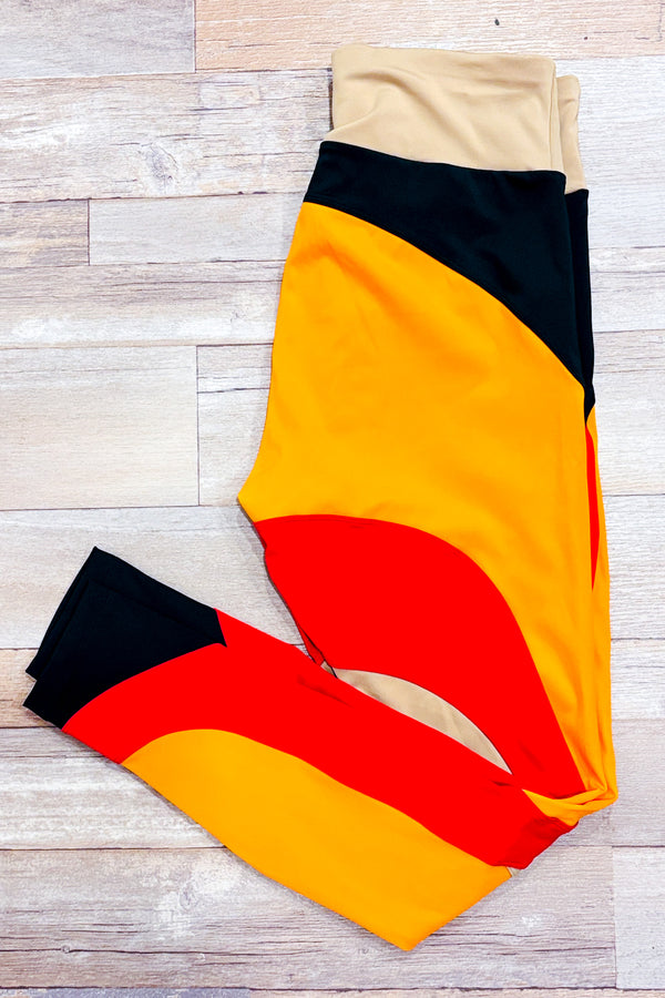 Legging noir rouge et orange (m)*-Puma-La Penderie du Paradis 🕊