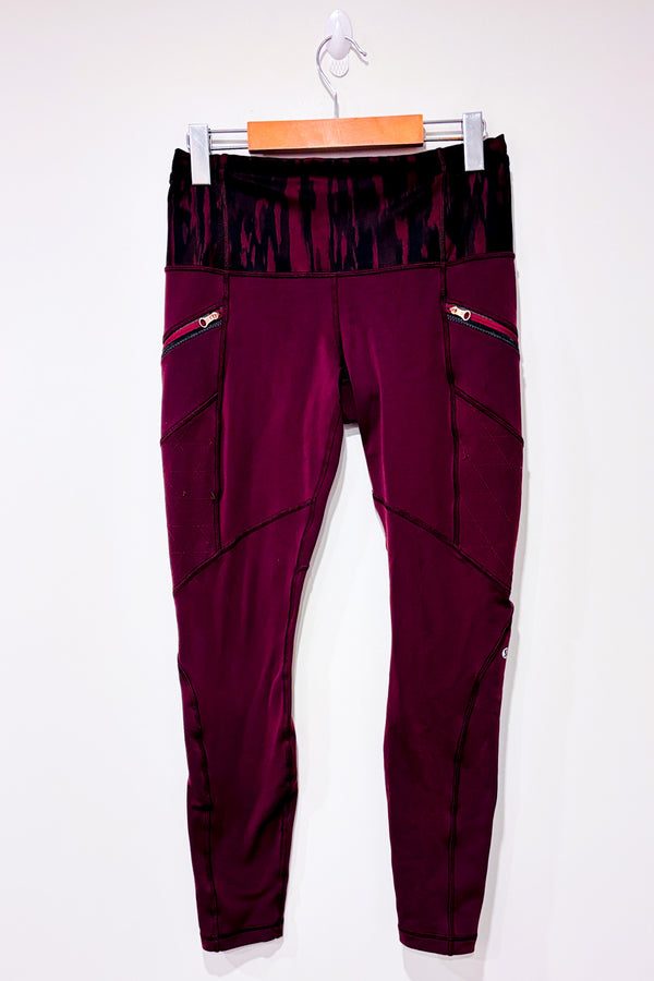 Legging bourgogne (s)-Lululemon-La Penderie du Paradis 🕊