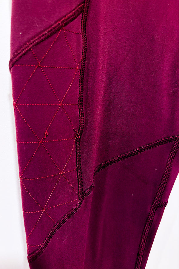 Legging bourgogne (s)-Lululemon-La Penderie du Paradis 🕊