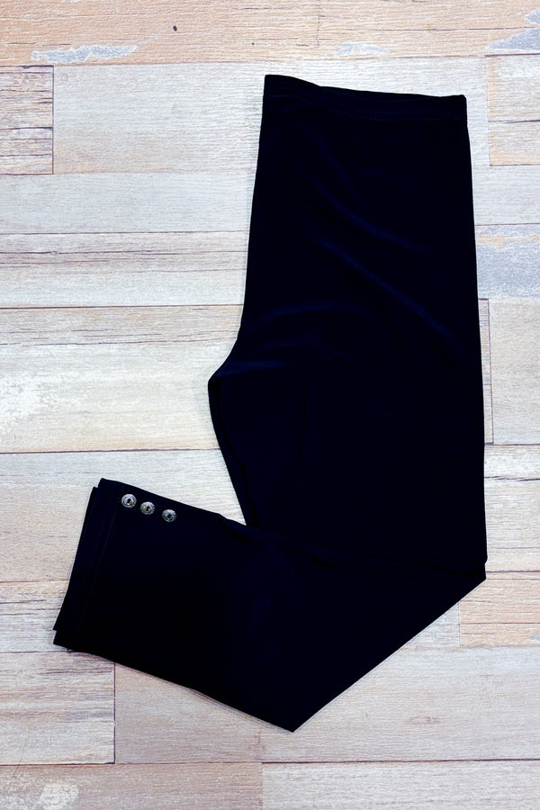 Legging marine extensible (s) seconde main - Gitane- La Penderie du Paradis