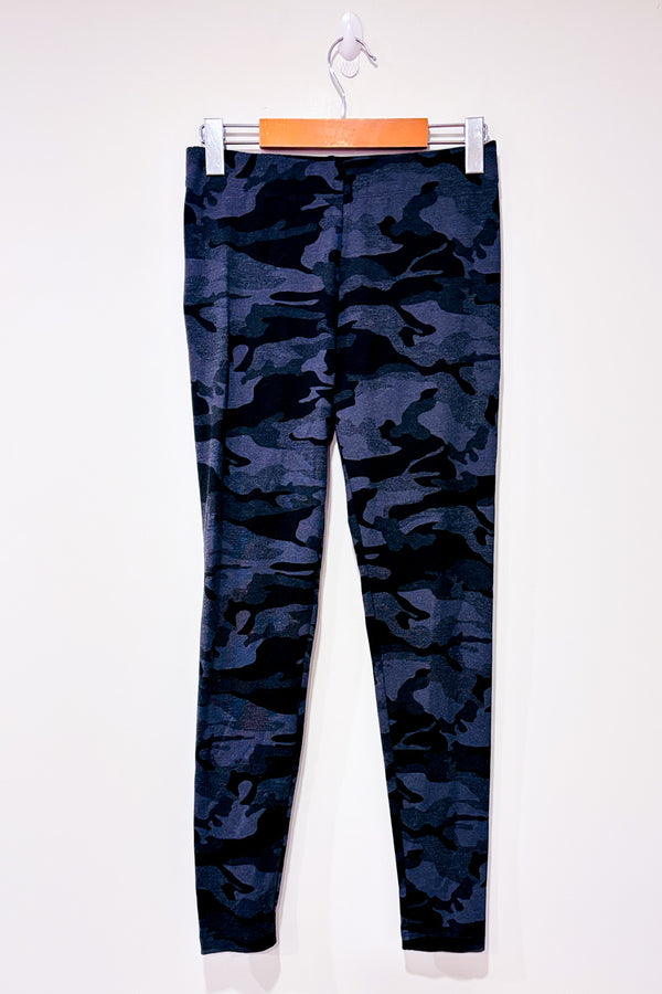 Legging gris et noir motif camouflage seconde main - George- La Penderie du Paradis