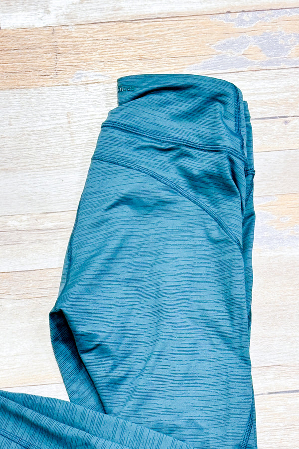 Legging vert forêt à taille basse seconde main - Outdoor Voices- La Penderie du Paradis