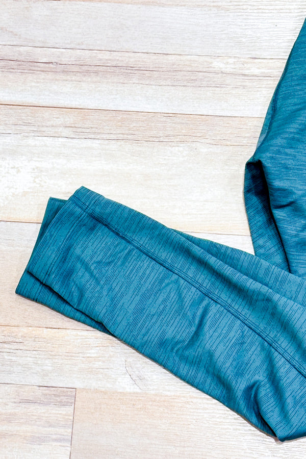 Legging vert forêt à taille basse seconde main - Outdoor Voices- La Penderie du Paradis