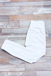 Legging blanc Define PowerHold 7/8 à taille haute seconde main - Fabletics- La Penderie du Paradis
