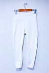 Legging blanc Define PowerHold 7/8 à taille haute seconde main - Fabletics- La Penderie du Paradis