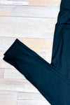 Legging noir côtelé à taille haute seconde main - SHEIN- La Penderie du Paradis
