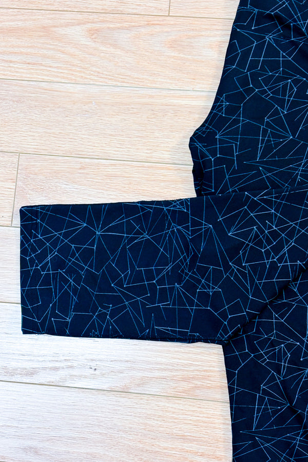 Legging sport 3/4 noir à motifs géométriques* seconde main - Eddie Bauer- La Penderie du Paradis