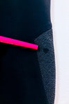 Legging épais noir texturé seconde main - Dynamite- La Penderie du Paradis