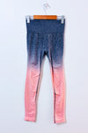 Legging gris et rose dégradé seconde main - Astoria Activewear- La Penderie du Paradis